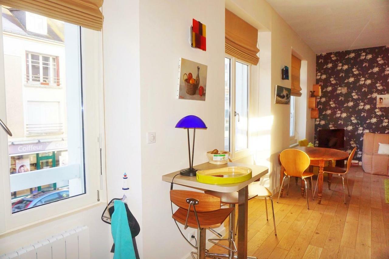 Apt 1 Ch - Centre Ville Vannes - Gare A Pied - Parking Buitenkant foto
