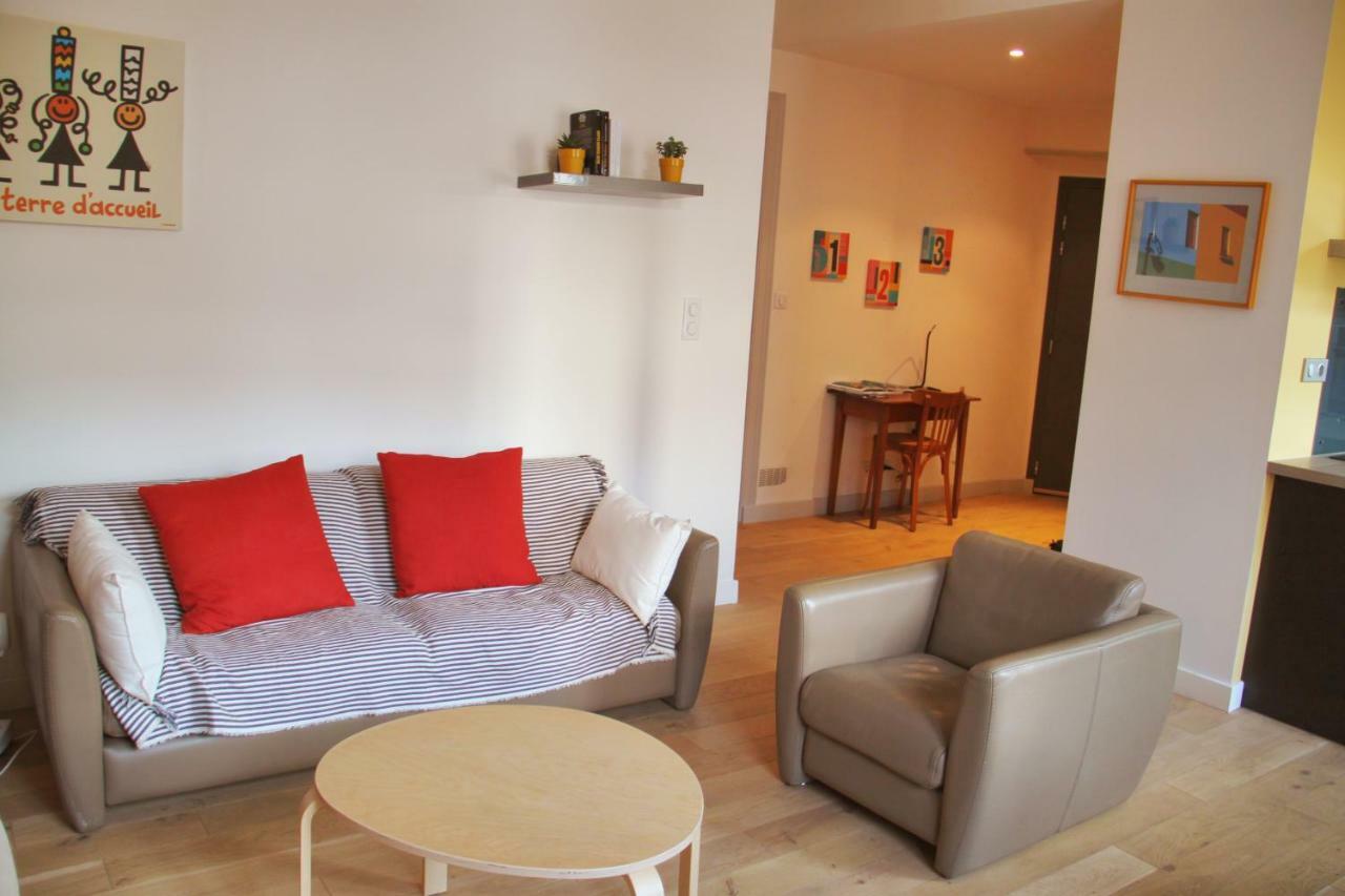 Apt 1 Ch - Centre Ville Vannes - Gare A Pied - Parking Buitenkant foto